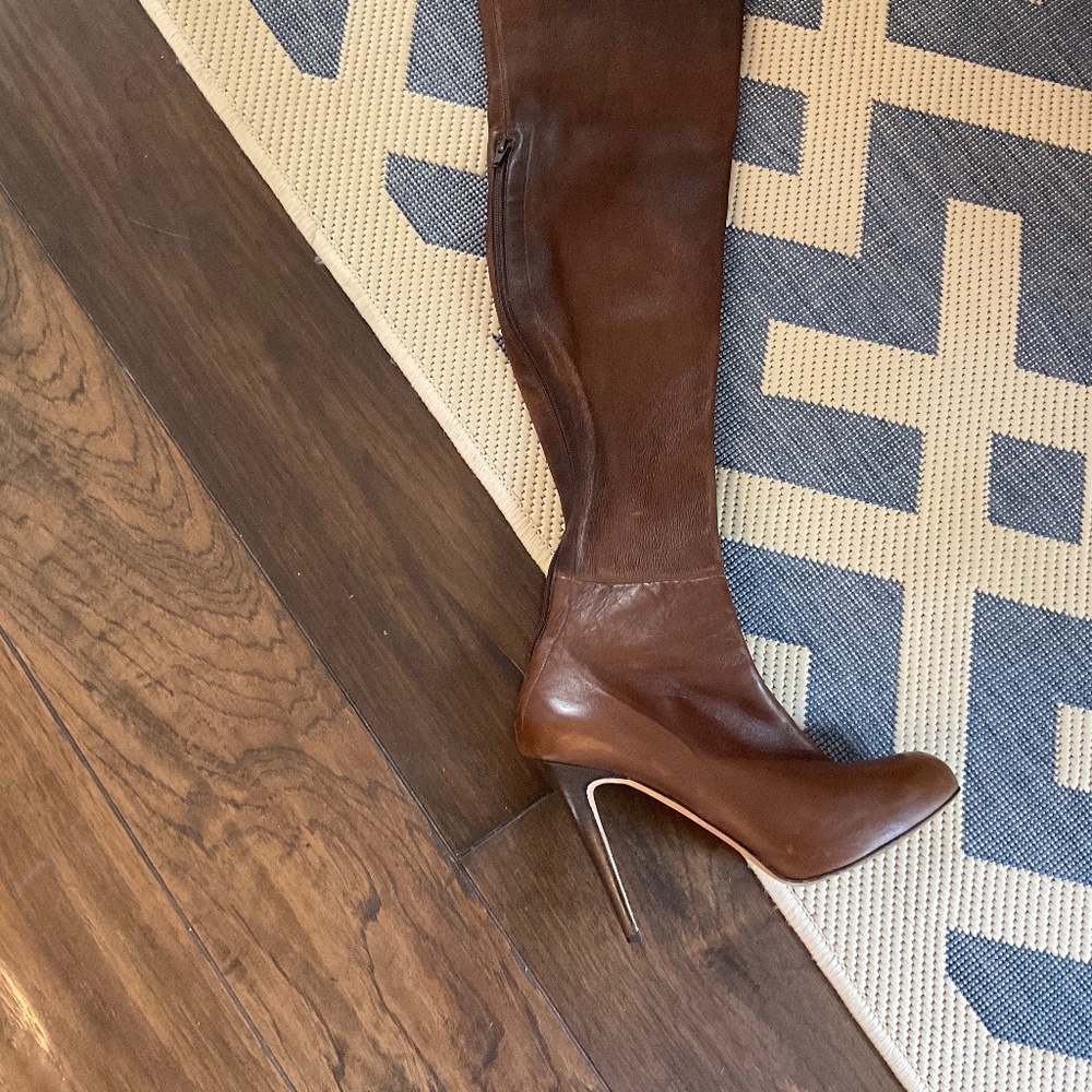 Brian Atwood Over the Knee boots Brown size 41